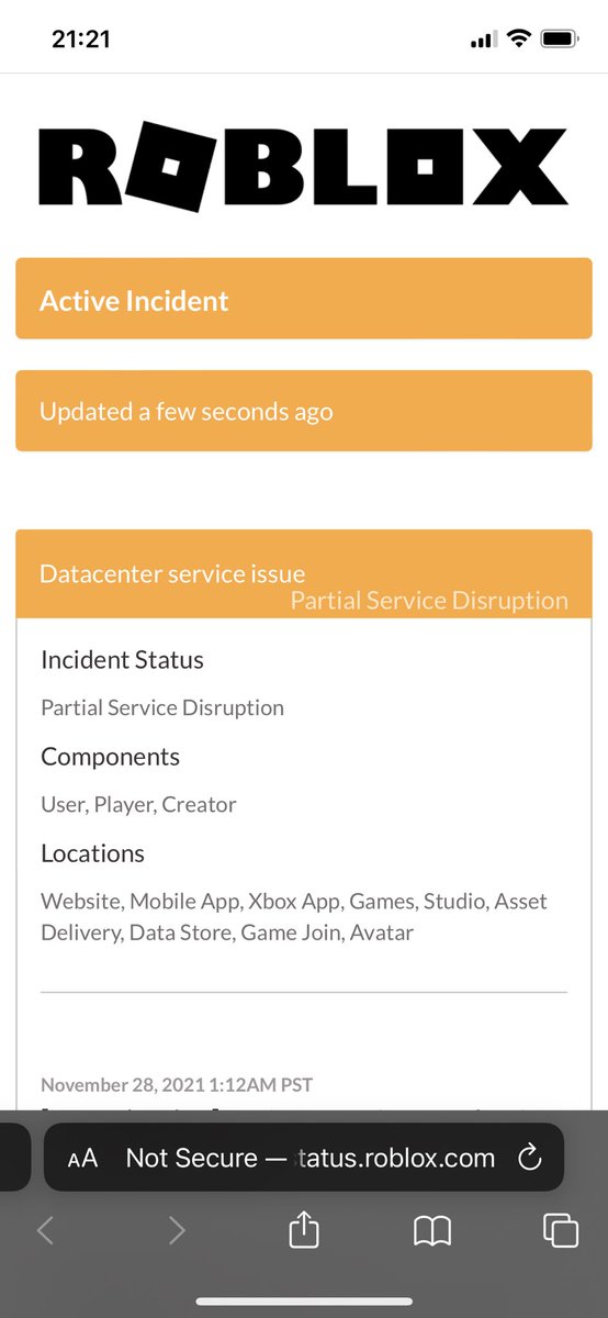 urfuel_rblx's tweet photo. wtf roblox is down again- They gotta fix their servers because it turning into a monthly thing- #RobloxDown #roblox #FuckingRobloxServers #robloxisdown #ShittyServers https://t.co/P251Fvyp7r