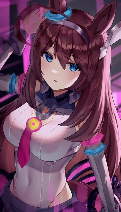クールに見えて可愛いところが可愛い
#ウマ娘 #ミホノブルボン 