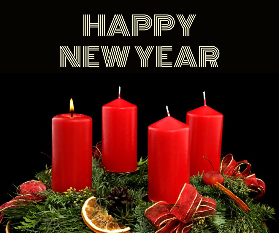 Happy new year! The start of advent and the time of preparation for Christmas also marks the start of the church year.