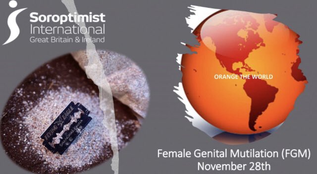 SISouthend's tweet photo. Still more to do, FGM is still legal in some countries 😿   #Soroptimists rally against #FGM - we call for a total end to this assault on girls rooted in gender inequality. Join us and advocate against this! #GenerationEquality #16DaysofActivism @UN_Women @SIGBI1 https://t.co/fp1meZY6xD