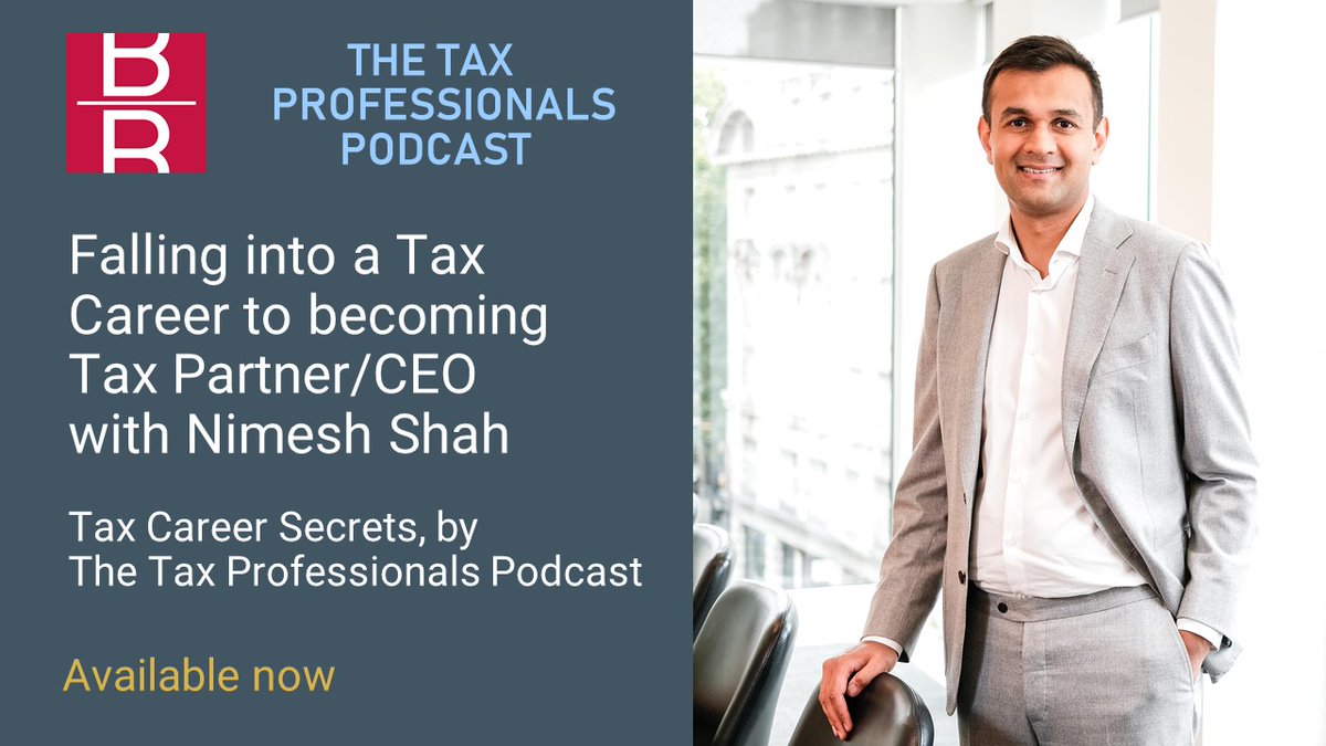 CEO Nimesh Shah talks Tax Career Success Secrets

Nimesh Shah joins the Tax Professionals Podcast <a href="/TTPP_Jack/">Jack Bonehill</a> for episode 3 of Tax Career Success Secrets, the series where high-achieving tax professionals share the secrets behind career success:
hubs.la/H0_SLR10