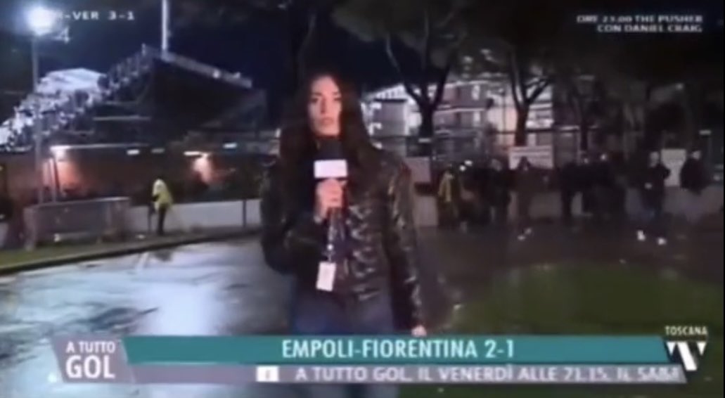 DiMarzio's tweet photo. Piena solidarietà alla collega Greta Beccaglia per le molestie subite ieri pomeriggio fuori lo stadio. Abusi (perché di questo si tratta) del genere sono vergognosi e inaccettabili, e vanno condannati senza se e senza ma. https://t.co/ItkfRcZhLJ