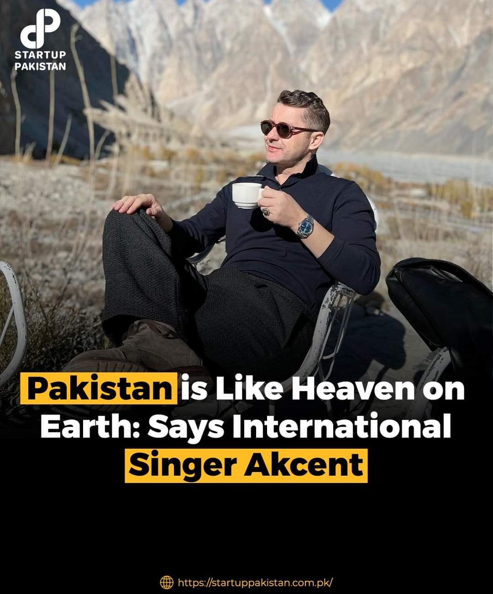 PakStartup's tweet photo. Romanian Singer is spending his holidays in Pakistan. In a Video He shared on His Facebook page he said Pakistan is Like Heaven on earth. Caption of the Video "Heaven on Earth Hunza akcent Pakistan." He always praises the Beauty of Pakistan.
#SingerAkcent #Pakistanissafe https://t.co/9hWP8qP2Cd