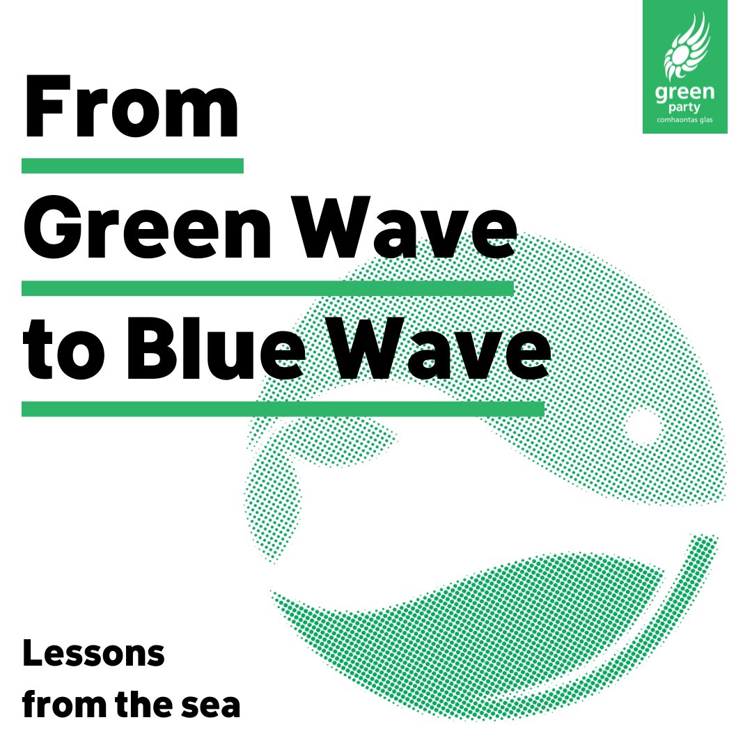 greenparty_ie's tweet photo. To kick off our final day of convention, we have an amazing chat between @GraceOSllvn and @Easkeysurf on 'blue health' and their most vivid memories of the sea 🌊

#GPAC2021 #TheTimeIsNow https://t.co/W8QlFEhxdi