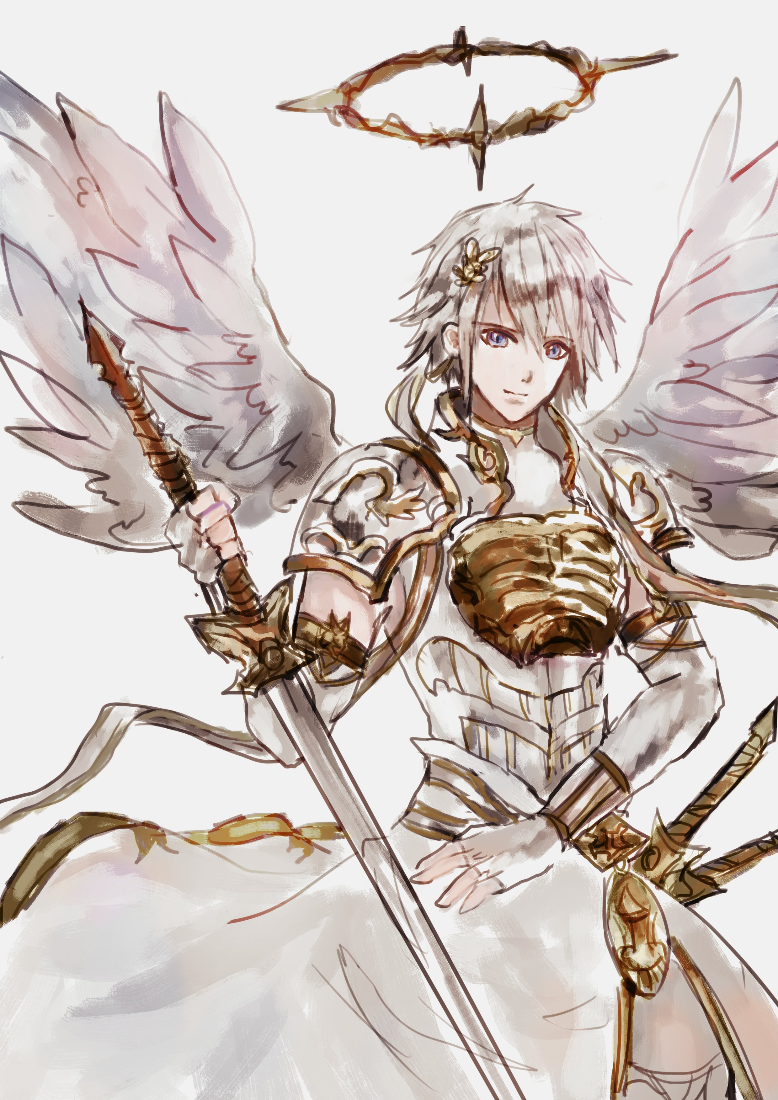 Chochi White Supremacy Lucifer From Granblue Fantasy グラブル 神バハ T Co 2pvrkfkp26 Twitter