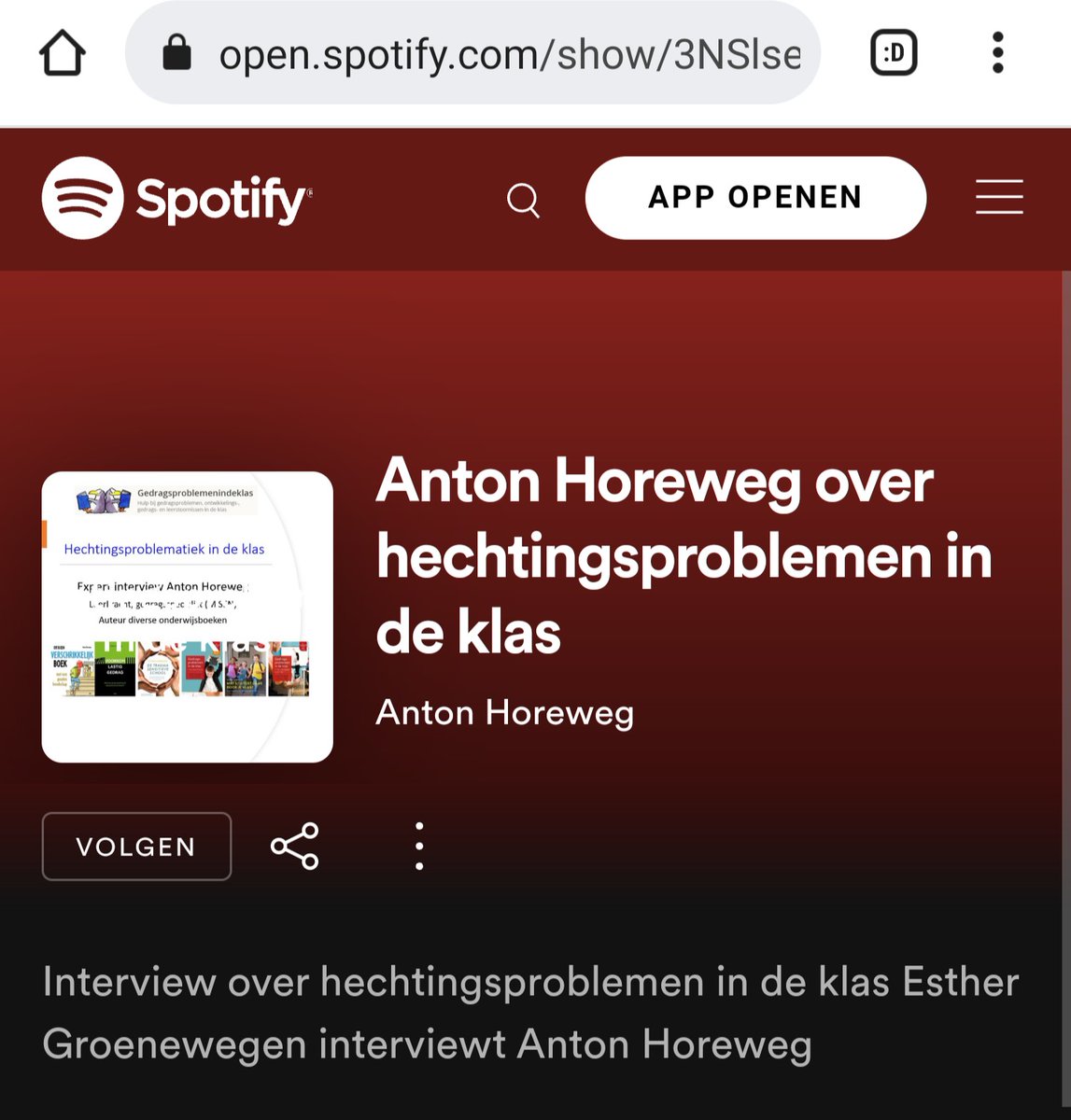 Hechting #onderwijs #gedrag #attachment