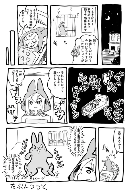 うさぎは一見表情が少ないようでよく見たらちゃんとあるって話①

(ナモーが飽きなければ続くはず) 