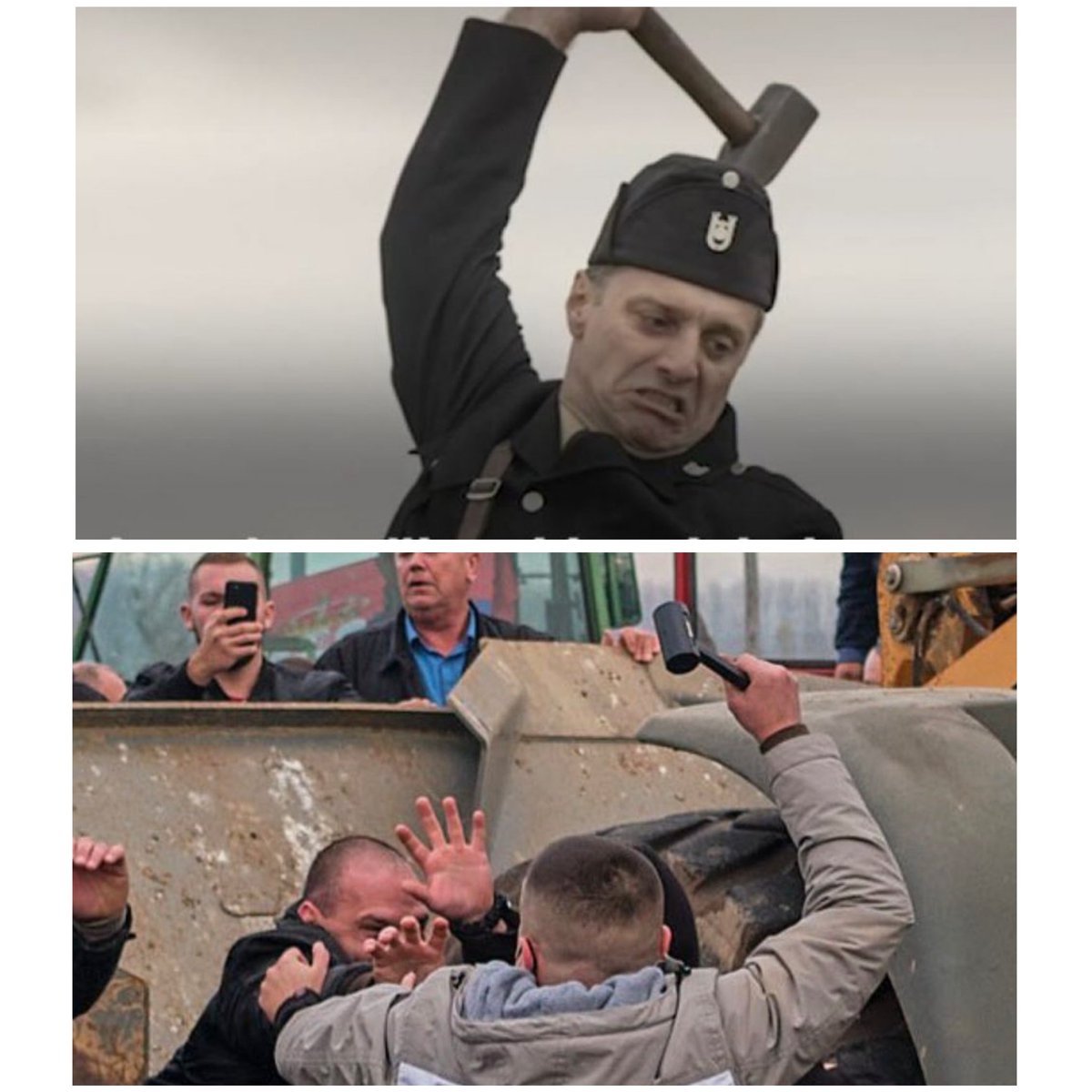 MihajloSolda's tweet photo. Svaka sličnost nije slučajna.
Ustaše 1941. vs SNS 2021. https://t.co/D6lNOY8TMj