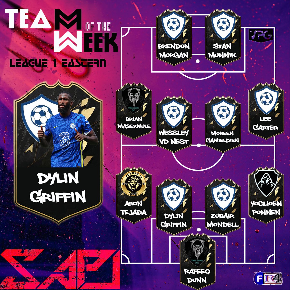 Major Announcement:

Can you smell it in the air? 👀

Smells like a new batch of your TOTWs cooked up by @Fre4k1308 🔥 🍱 

Congratulations to everyone who makes our TOTW 3 for all our leagues, may this form continue into the season 👏🏽