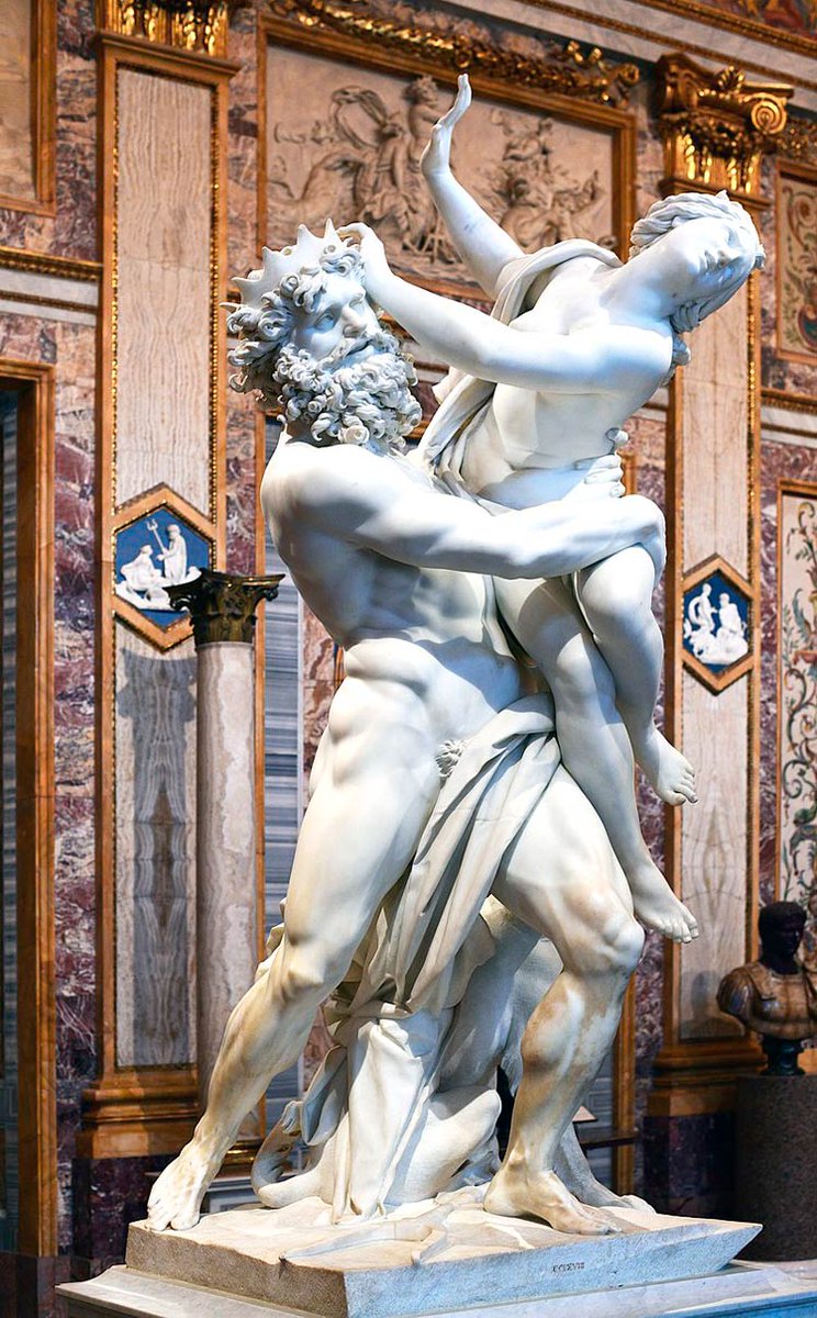 emilio_delrio's tweet image. ¿Es posible esculpir el movimiento? 
El Bernini demostró q sí, como en estas esculturas magistrales, "El rapto de Proserpina" o "Apolo y Dafne".
Moría tal día como hoy en 1680, en Roma,con 81 años
Bernini le da forma a la mitología y al movimiento
Un genio de la historia del arte