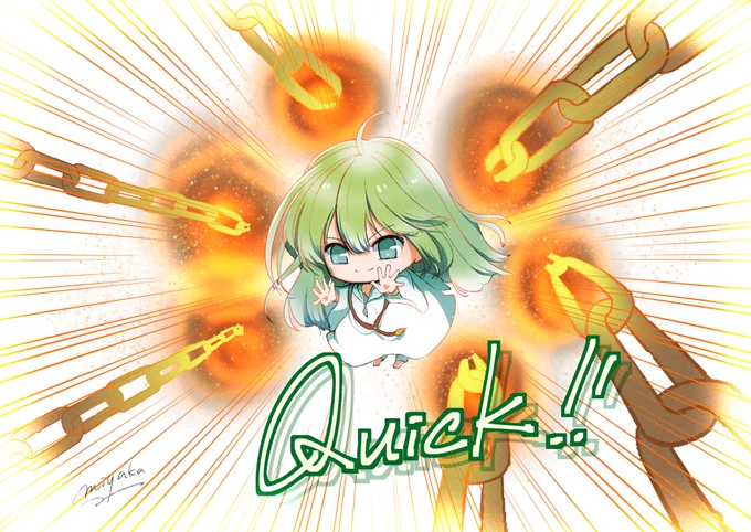 Quickカード選択時のドゥちゃん

「てぇい!!」

#FGO 