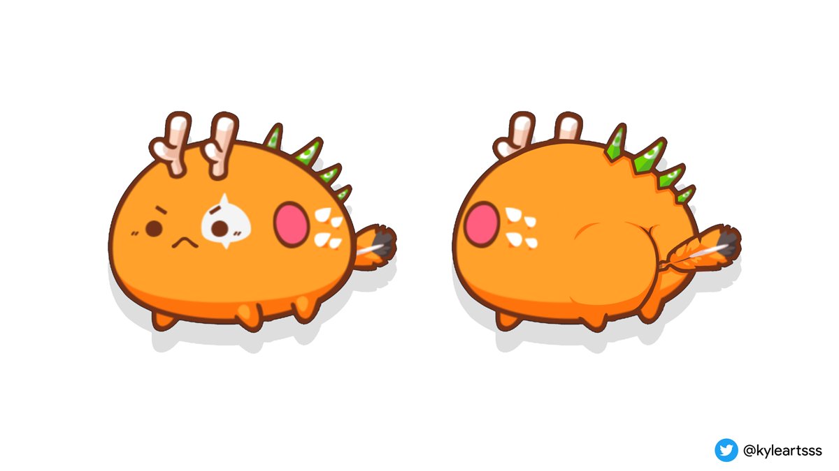 EGO_DAO's tweet photo. "Axie Butts 🍑" by the talented @kyleartsss 😂
#memesunday
----
we are giving away scholarships! check pinned tweet 😏

#scholarshipsbyheatherglade #axie #AxieInfinity #AxieScholarship https://t.co/Jjm7xZVLnu