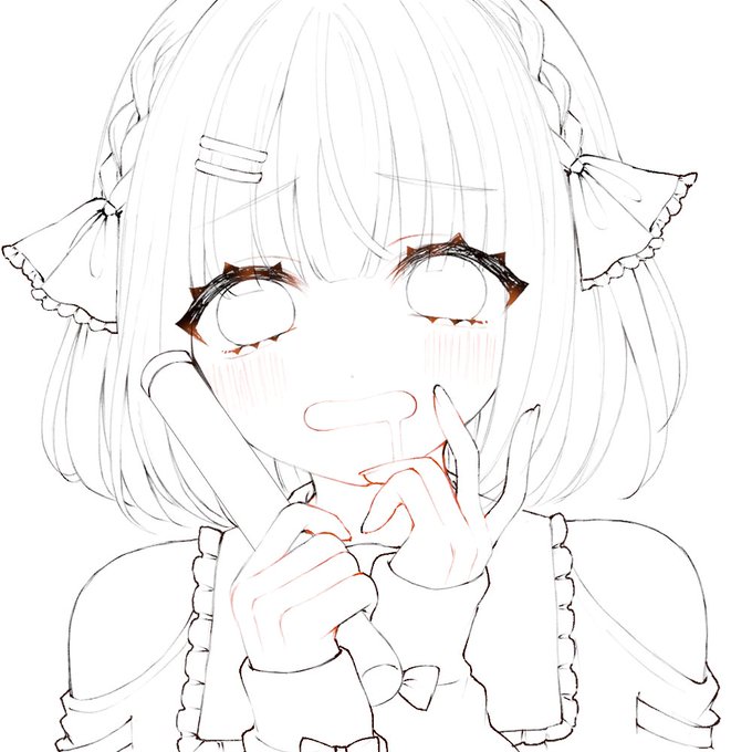 フリー線画のtwitterイラスト検索結果 古い順