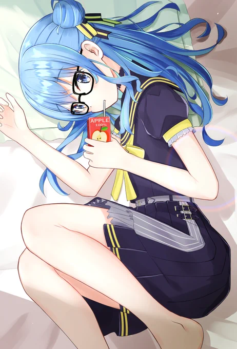 眼鏡差分。どうしても描きたかった 
