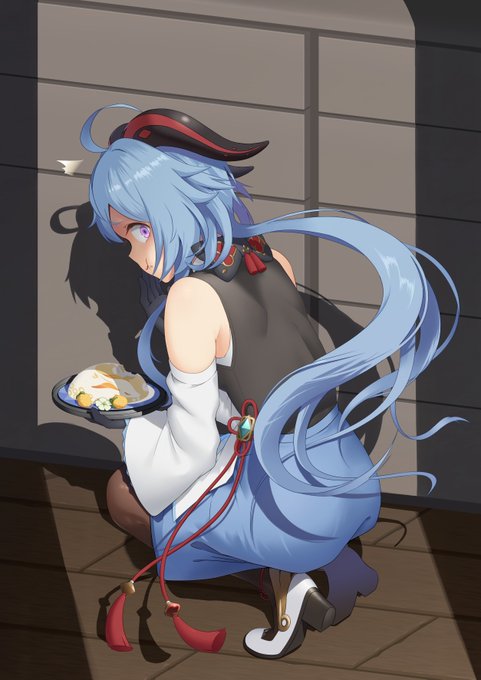 つまみ喰い甘雨ちゃん
#原神 #甘雨 