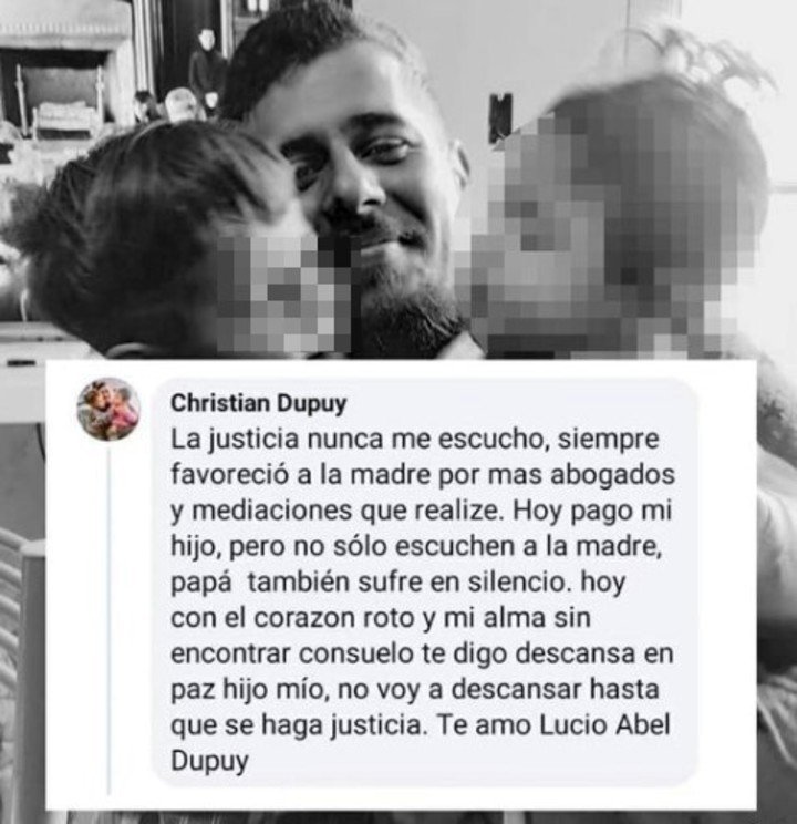 NYP999's tweet photo. A Lucio Dupuy lo mataron su mama y su pareja.  Magdalena Espósito Valenti (24), quedó detenida, al igual que su pareja, Abigail Páez (27).El padre denuncio y pidió la custodia nunca lo escucharon. Justicia políticamente correcta destrato " al macho" e hizo oídos sordos. https://t.co/q3BLF5SmS2