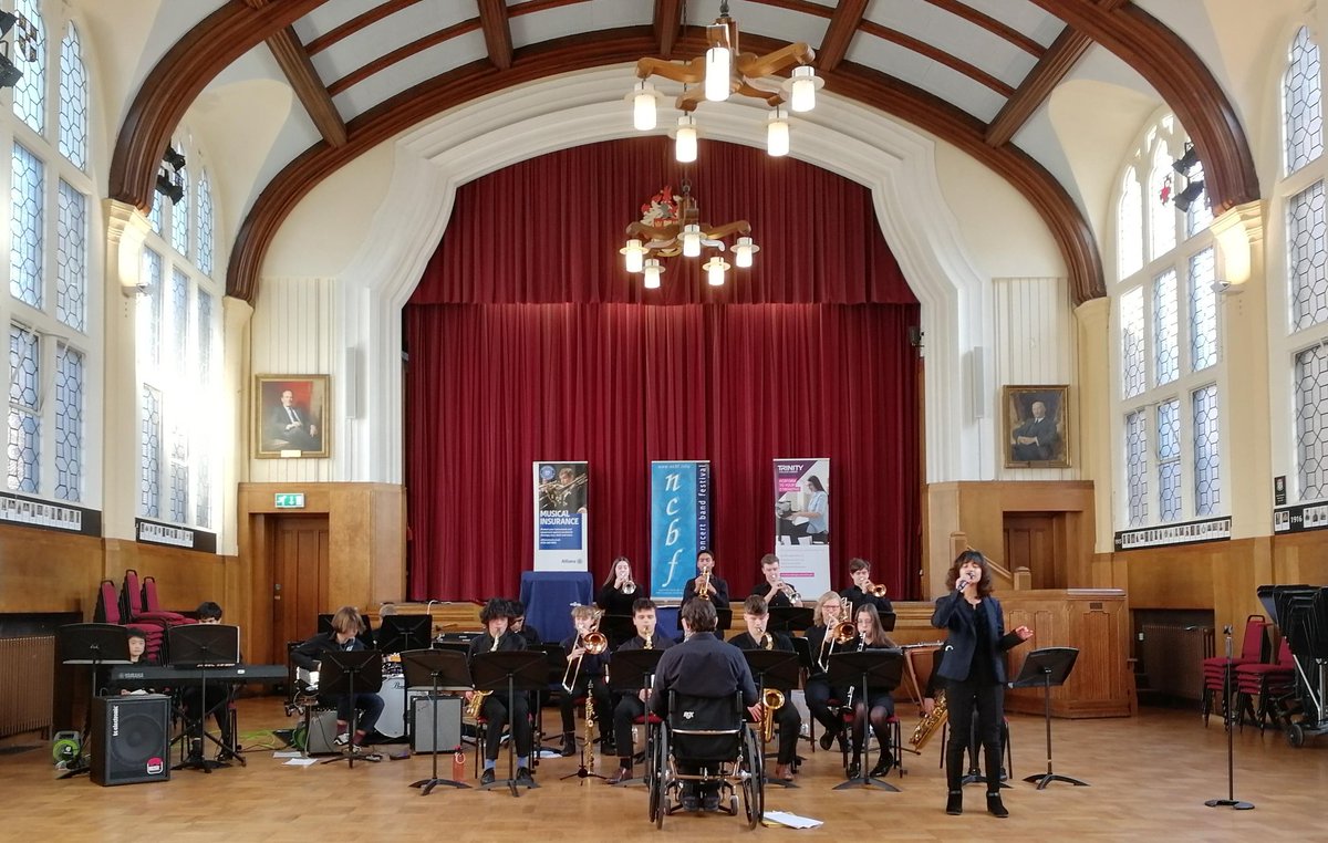 Big band performed in the NCBF competition this morning. They played brilliantly! Thanks to all!
