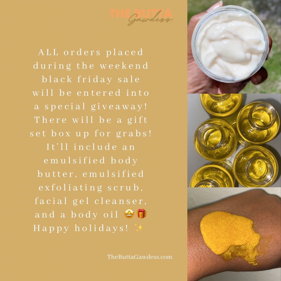 DivineGawdess's tweet image. Grand rising! ☀️

Another day, another opportunity to indulge in your glow ✨ Today is the LAST day of the 25% off sale, and I’ll also be taking a break soon after, so get your luxurious, quality skin care goodies while you can! 🥰🛍

👉🏾 TheButtaGawdess.com