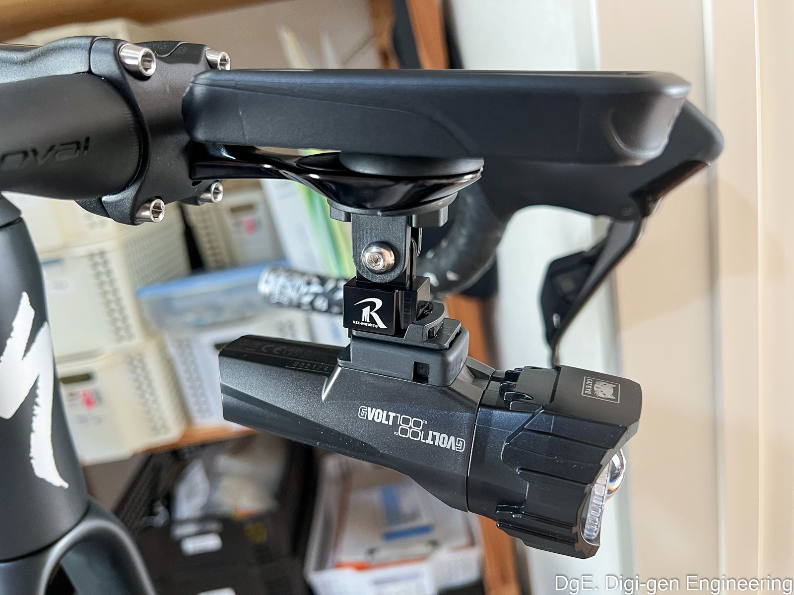 Tarmac stem 90mm x 6° サイコンマウント付き Tarmac stem 90mm x 6° サイコンマウント付き Tarmac stem 90mm