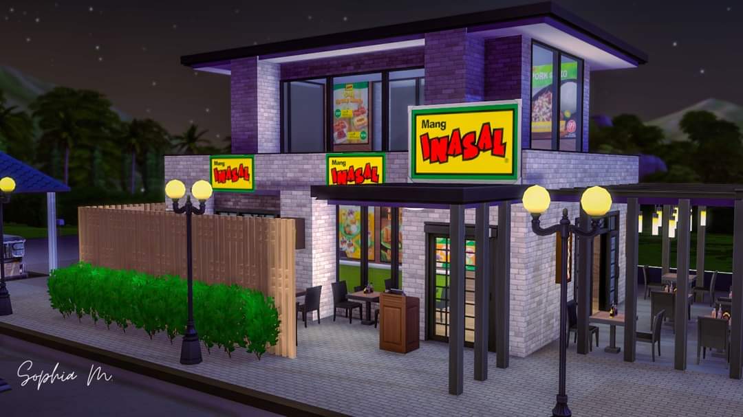 greencommonroom's tweet photo. Made a Mang Inasal and Jollibee store using the CC made by TSN. I love how the build turned out, what do you guys think? 🤍  #Sims4 #ShowUsYourBuilds https://t.co/eXtL2R1l9T