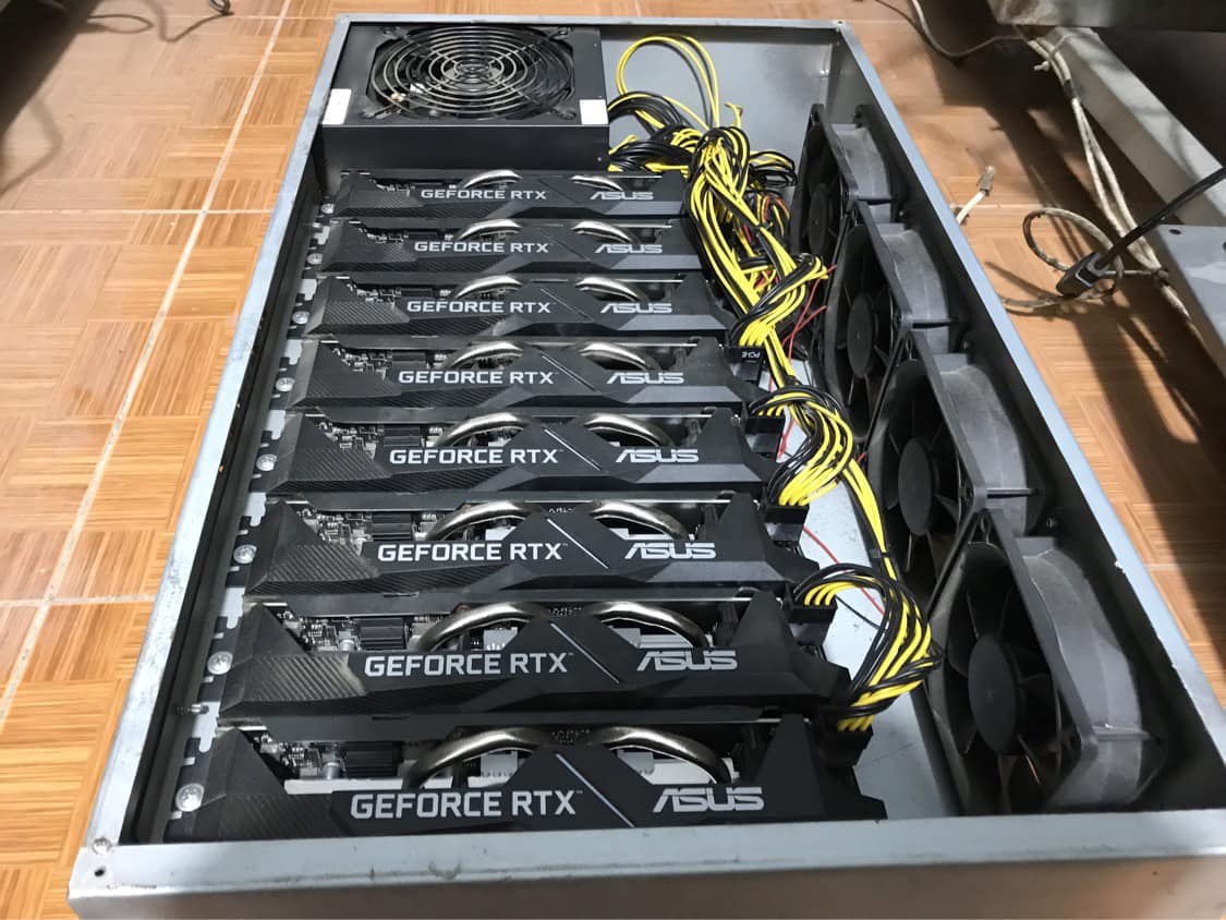 fundsforlife's tweet photo. sell cheap 55 Set with 8pcs/set GPU RTX 2060 6G Miners #BTC #ETH #ETC #DOGE #ADA #XRP
with the best price today 1 Set (8pcs GPU 2060): 900$
Buy more than 10 sets 5% discount on your order https://t.co/8OjzPz6i9G