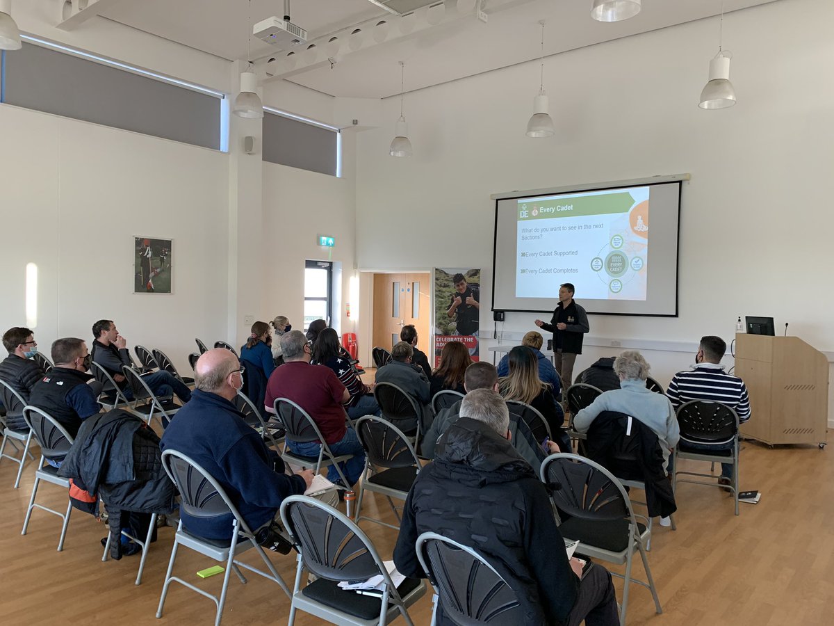 ACFADofE's tweet photo. This morning we’ve had sessions on the #EveryCadet toolkit, nominating leaders for recognition and awards, and leading multi-team expeditions! https://t.co/1lcoXag4dz