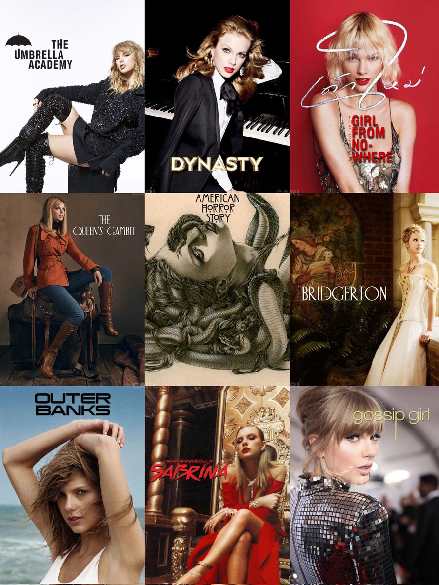 taylor swift as series covers