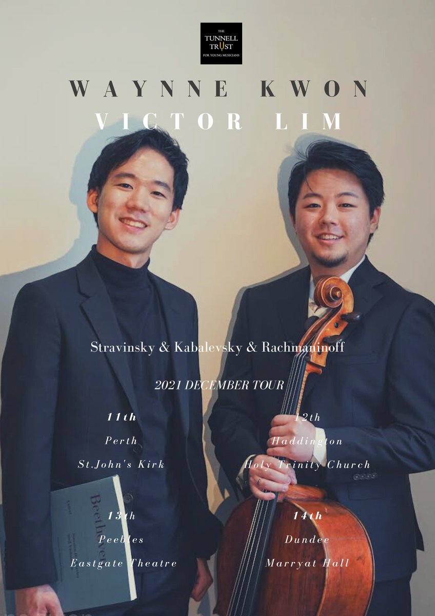 Check out these concerts and do go along if you are in the area 11-14 December! A wonderful Duo: <a href="/WaynneKwon/">Waynne Kwon</a> @ehgks_lim94 
Check out a preview by listening to their online concert here: youtu.be/OkJbqxFTNl4