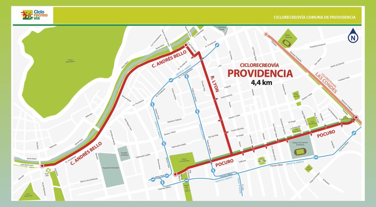 luisibacache_'s tweet photo. Muy buenos días vecin@s… recordarles q hoy de 9 a 14Hrs tenemos ciclorecreovía. Por ejemplo en Costanera Andrés Bello, q con Stgo tiene una extensión de 6,5km y  va desde José Miguel de la Barra hasta Costanera Sur, uniendo el Pque Metropolitano por Pedro de Valdivia Norte
￼ https://t.co/f1zoIKem4P