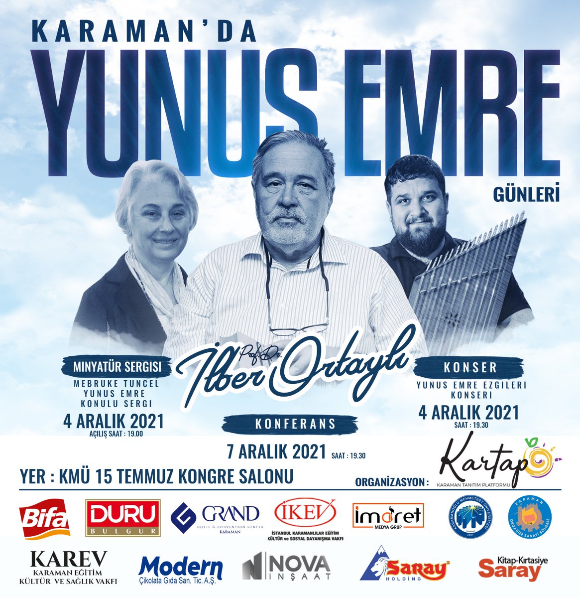 ikevvakfi's tweet photo. Karaman'da Yunus Emre Günleri #karamanlıyunus #karamanoğlumehmetbey #ilberortaylı https://t.co/pUk9cQ3CeZ