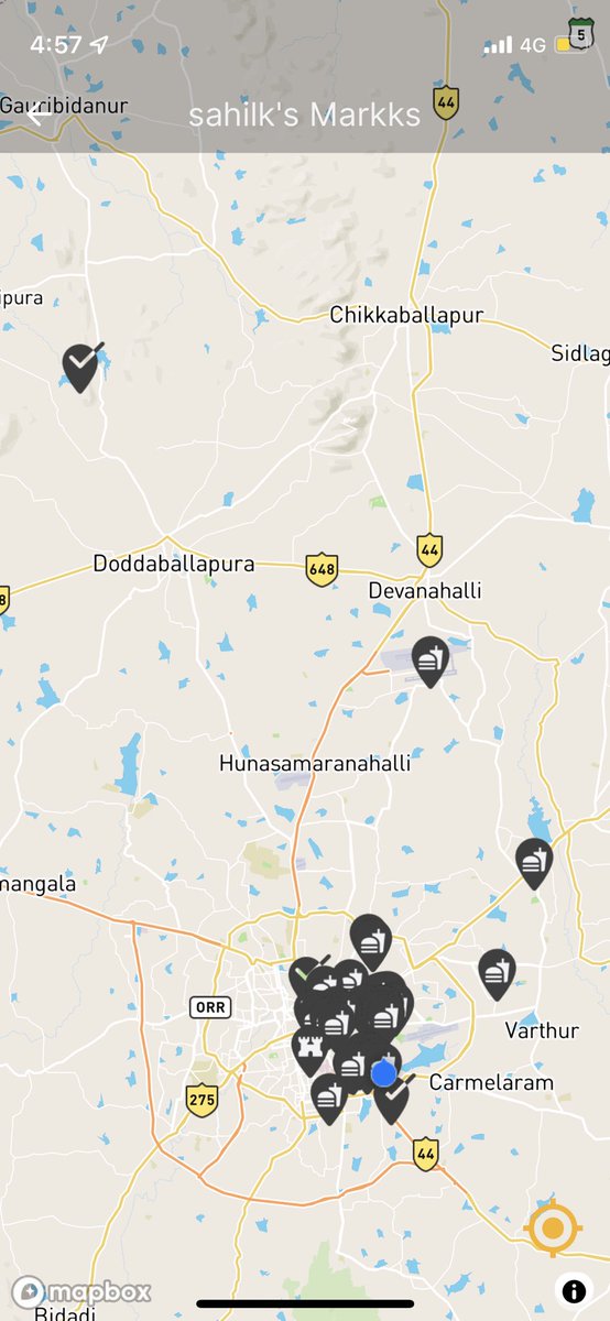 sahilk's tweet photo. My @markk_app posts around Bangalore. Surprised to see that I already have these many. 👀 https://t.co/t6vicrSLqp