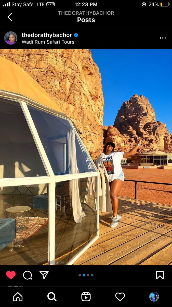 Gbonjub47741674's tweet photo. Happy Sunday fam
Day 5 #DorathyInJordan
#DoraTheExplora
We are on this trip together ๐ฅฐ
Nothing is stopping me https://t.co/D29qo6cvra