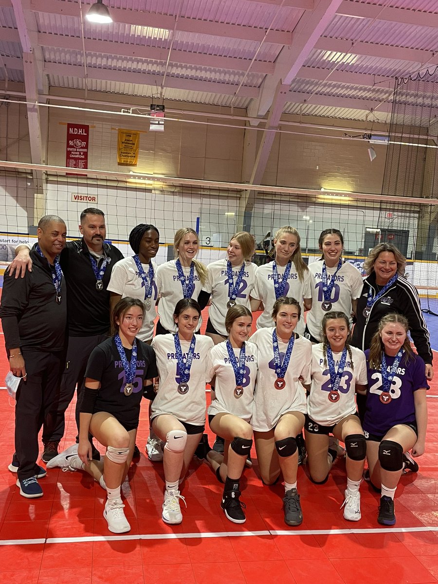 JeffBumstead's tweet photo. Congratulations to the @KWPredators u17 Girls silver at Championship A yesterday. Thanks @ova_updates the event was a great way to start back after 21 months off the court https://t.co/i5ZSkbjuNy