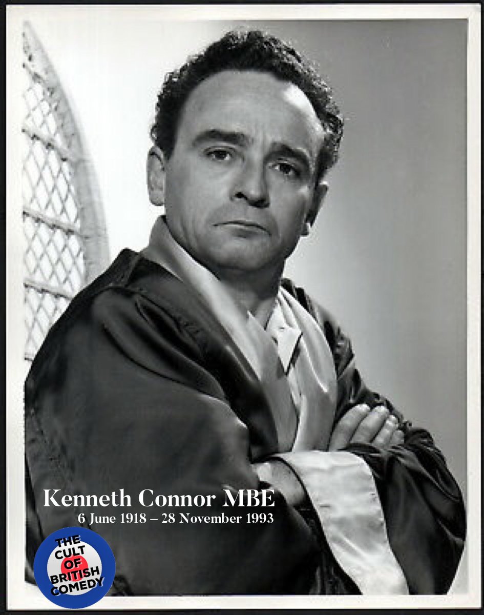 Spare a though today for an absolute bastion of British Comedy…

#KennethConnorMBE

A star of 17 #CarryOn films…he also appeared in #TheLadykillers #TheGoonShow #WatchYourStern #NearlyANastyAccident and delighted us in #Rentaghost #Blackadder #AlloAllo & #HiDeHi

#ComedyLegend