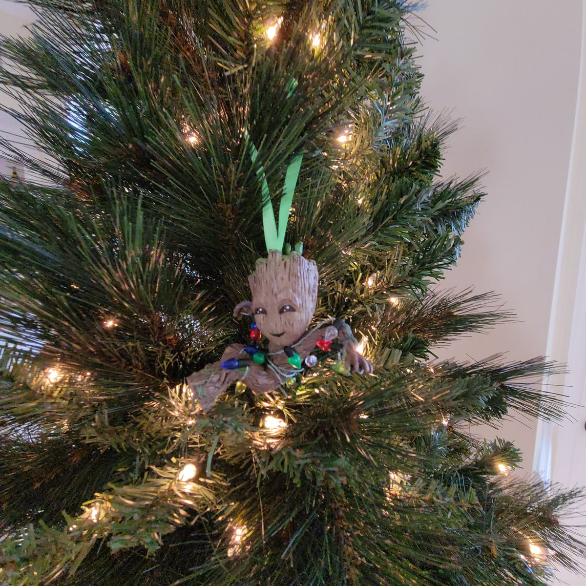 ClarkNovels's tweet photo. One ornament on the tree so far and Hubby thinks we're done. Guys are so cute. #iamGroot #wavesOfDissonance
#BestSellerThriller https://t.co/12w7FgZNqS