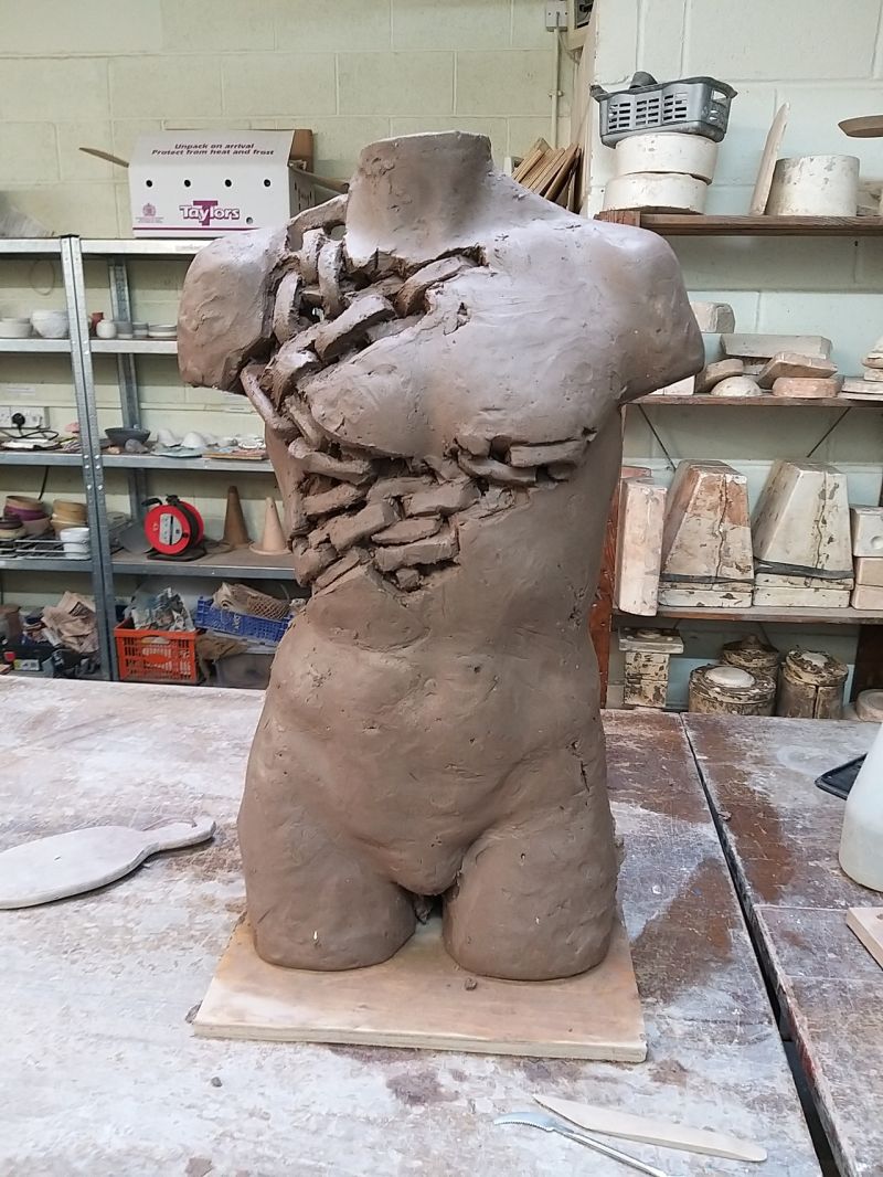 LeeCeramic's tweet photo. I've been a bit quiet lately , because I've been having a play and this is what I'm working on
 at present still very much a work in process I'll post more pictures shortly

 #sculpture #art https://t.co/3NMjjcjS1s