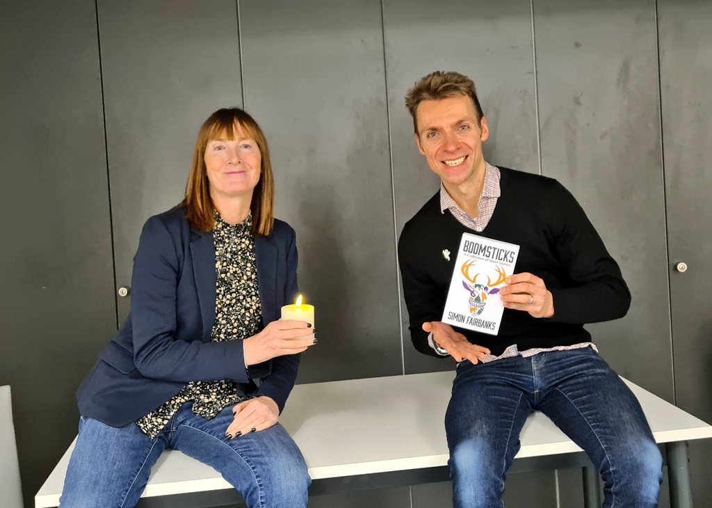 SimonFairbanks's tweet photo. Are you sitting comfortably?

Susannah Heffernan and I read spooky stories at the UK Ghost Story Festival last night.

Low lights, flickering candles, an audience on the edge of their seat... Perfect Saturday night!

@UKGSFestival @sueheffwrites https://t.co/qyUpmAS8Pi