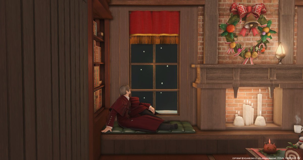 Clement1799's tweet photo. Snowy Christmas❄️🧣☕️🎄
#FF14ハウジング #FF14Housing #FF14 #HousingEden #hgxiv https://t.co/lN1up4enks