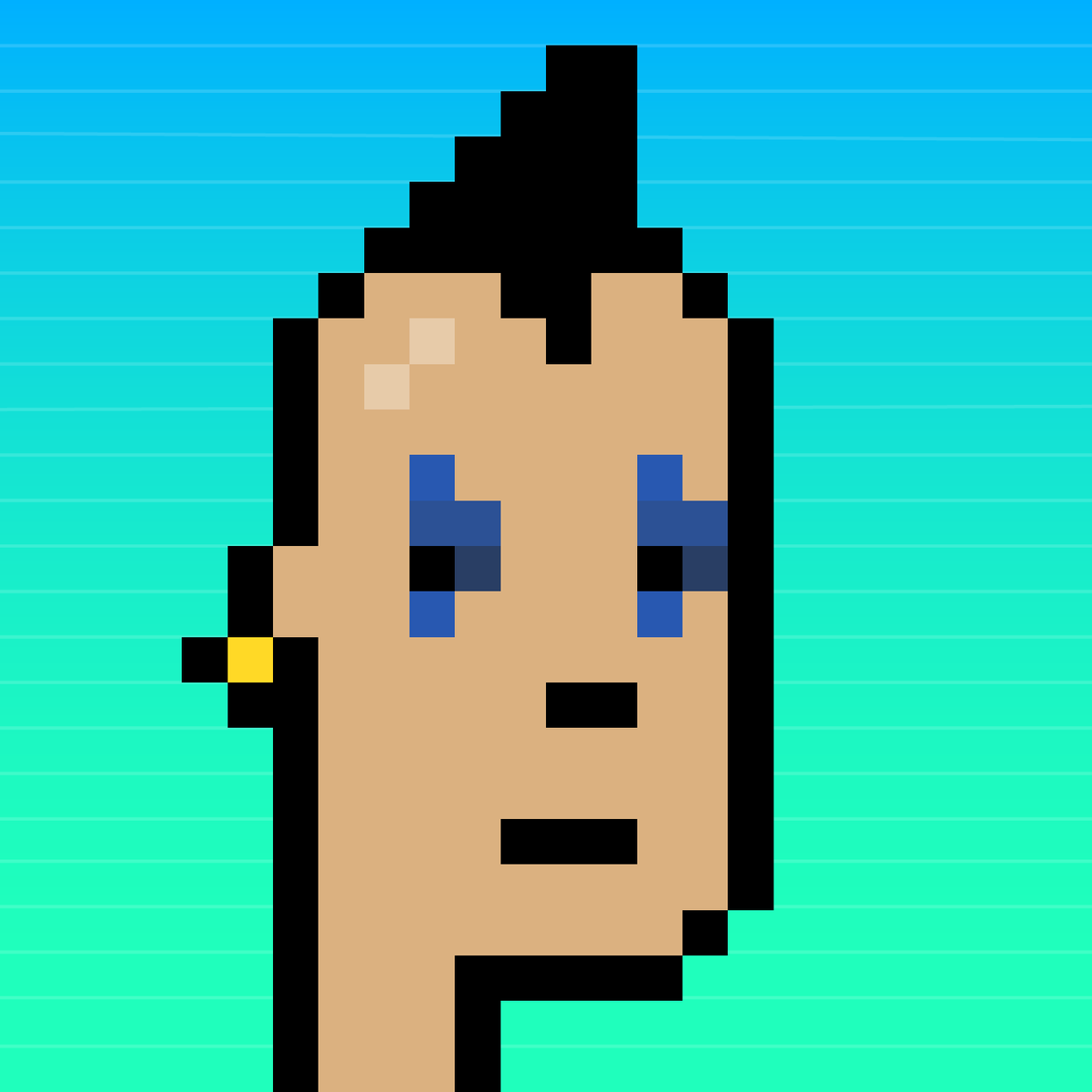 ThetaPunks's tweet photo. Day 11 of ThetaPunk giveaway season! 🎁

Win this male punk with clown blue eyes, earring, and mohawk hair! 😁

1) Follow @OpenTheta and @PunksOnTheta ✅

2) Like, retweet, and tag 3 friends ✅

#NFTGiveaway $Tfuel $Theta @ThetaTracker @Theta_Network @Theta_Doctor #ThetaNFTs https://t.co/HUCa2tcMqc