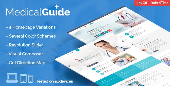 MedicalGuide - Health and Dental #WordPress Theme

🎈 Easy to use, stable
🎈 Drag and drop page
🎈 Import demos with single

bit.ly/3rhvLcb

#ThemeForest #WordPress