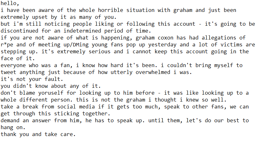 Graham Every Hour - check pinned tweet tweet media