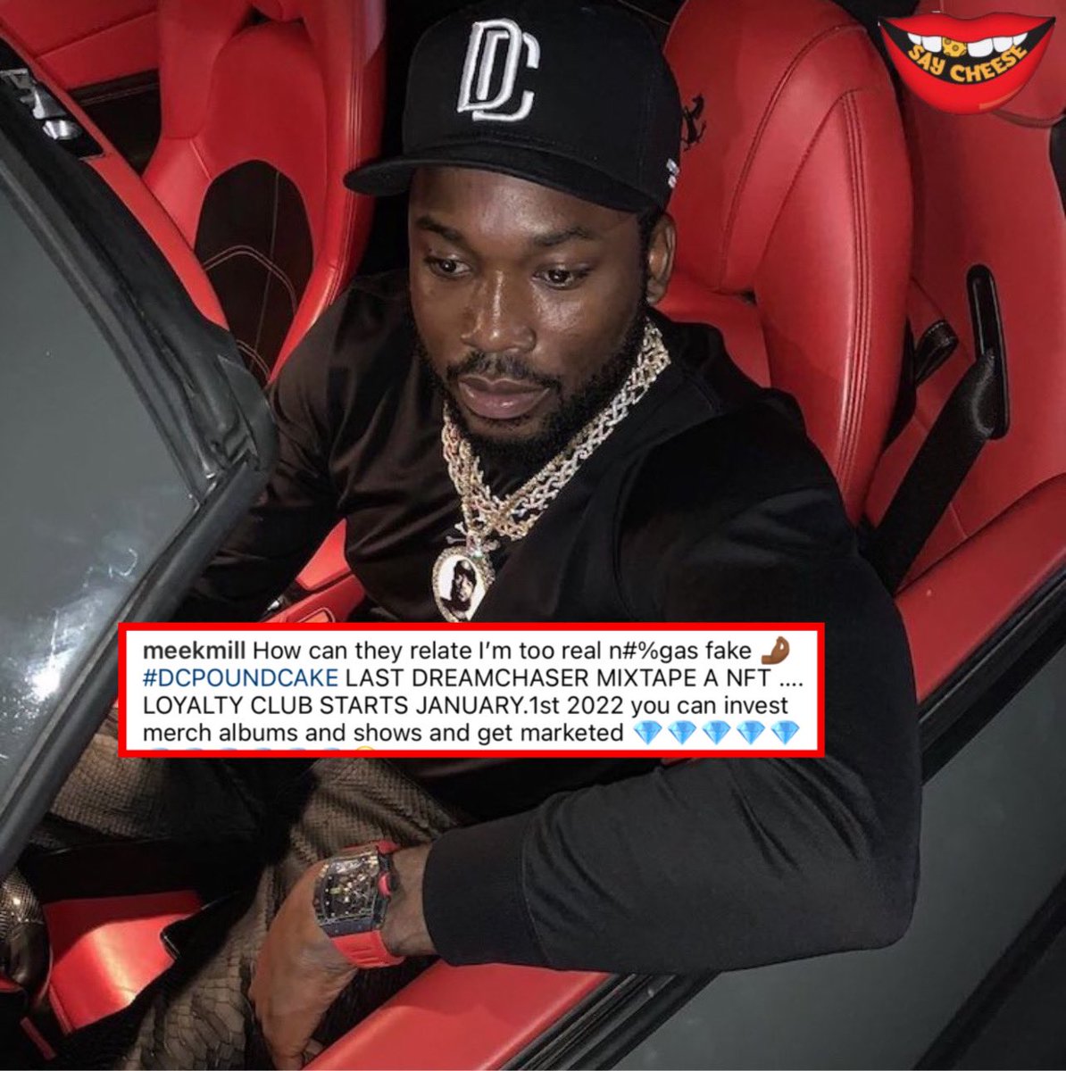SaycheeseDGTL's tweet photo. Meek Mill's final "Dreamchasers" mixtape to be released as NFT. https://t.co/rEWe1cQlIU