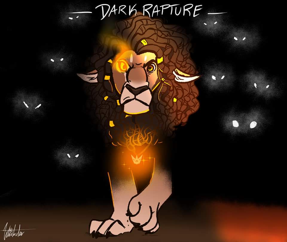 DARAPseries's tweet photo. Did Daniel not die in the Lions den because God saved him? Or did he have the ability to change into a lion 🦁? 
#darap #darkrapture #digitalart #mythology #daniel #werewolf #werebeast #artwork #biblicalreference https://t.co/dmiTxb6ODy
