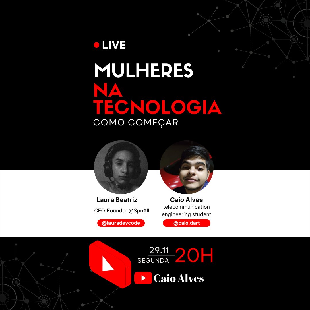 CaioAlvesDev's tweet image. Teremos live amanhã com nossa convidada @lauradevcode para abordar um assunto bastante urgente.
.
.
.
.
.
.
.
.
.
#flutterwidgets #flutterwidget #flutterdev #flutterdeveloper #flutterdevelopment #flutterapplication #flutterdevs #flutterappdevelopment #fluttercommunity