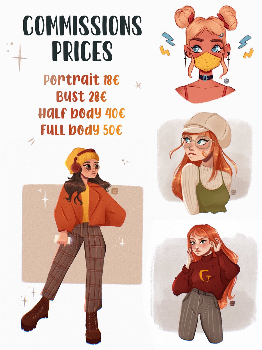 Tanisketch's tweet photo. Commissions open until Xmas!

I will take 10 slots.

If you are interested please send me a message!
Payment upfront via PayPal.
Adding details may have an extra cost. https://t.co/myyBfHv91O