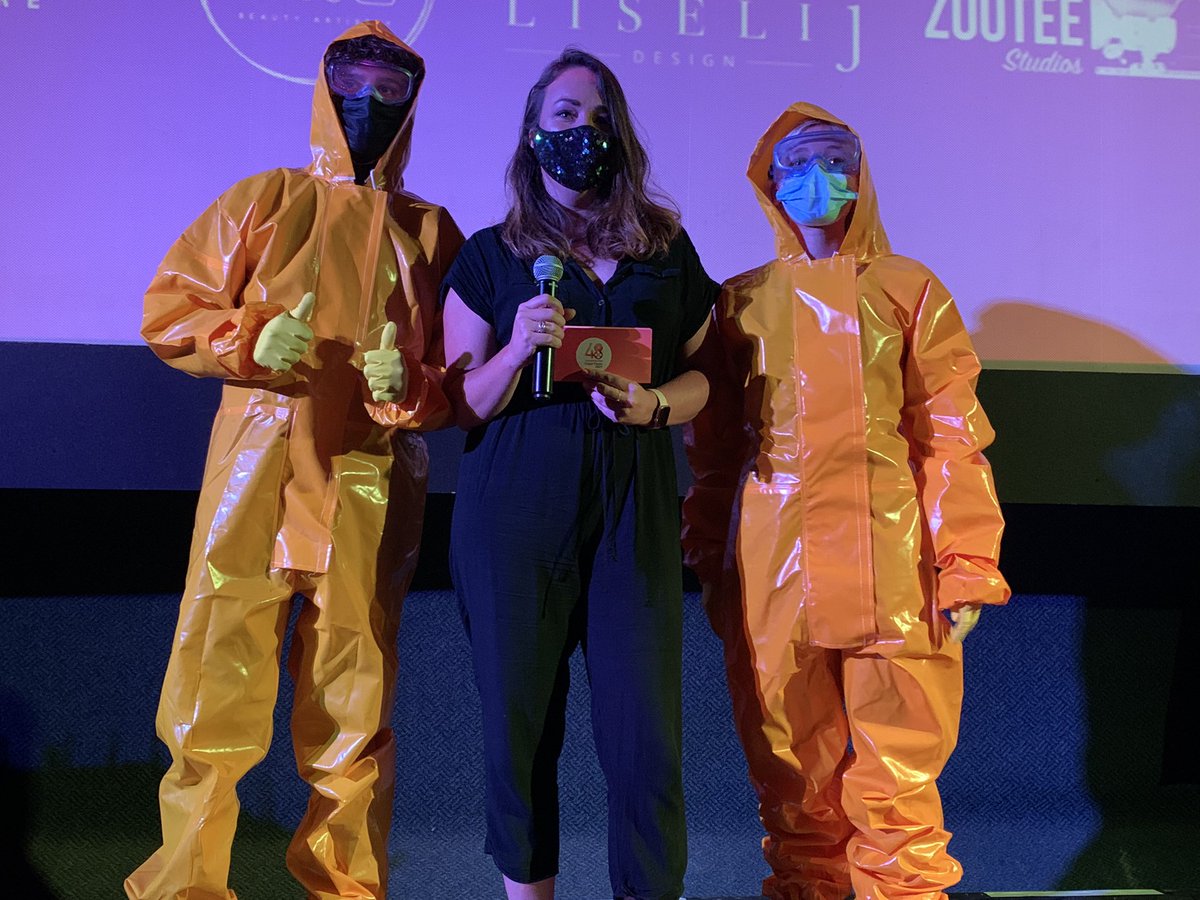 YesReallyAngel's tweet photo. Itβs my 4th year MCing the Cape Town 48hr Film Festival #48hfpcpt
we skipped 2020 and this year is a biohazard β£οΈ https://t.co/AEShalrawF