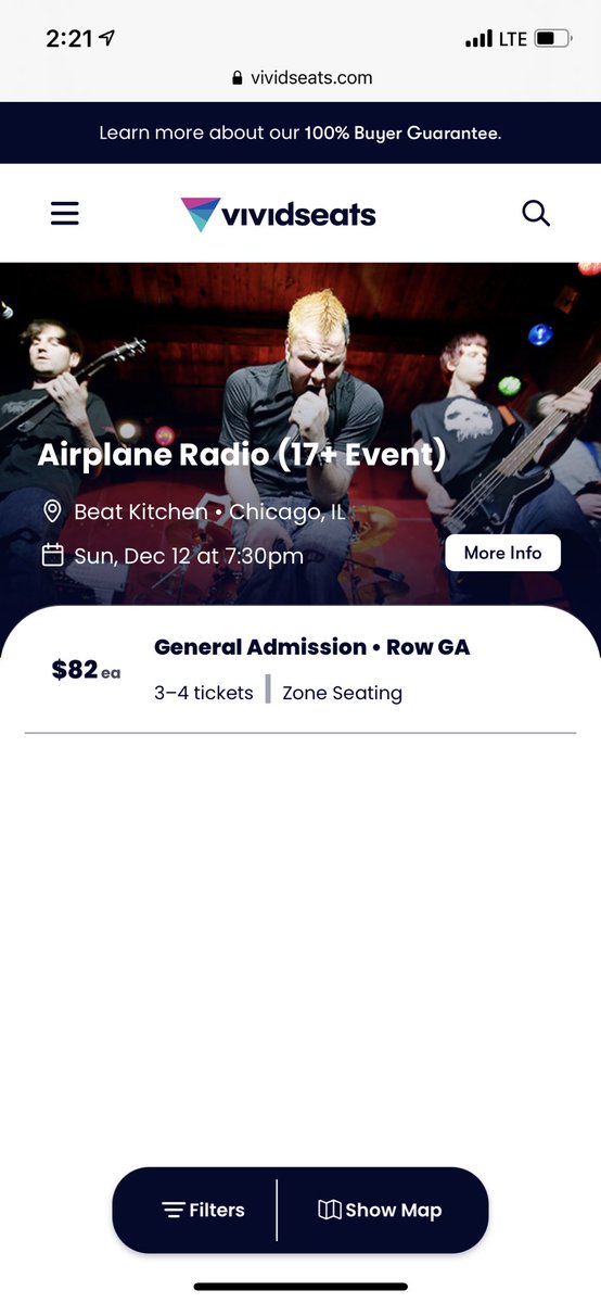 The scalpers heard we are back, baby! You can actually snag some tickets for our show with <a href="/TinyKingdomsIL/">Tiny Kingdoms</a>, <a href="/stillwellband/">Stillwell</a>, @ParachuteDay, and <a href="/_Pelafina/">Pelafina</a> for $10! Can’t wait to see y’all!                                                       🎟: ticketweb.com/event/airplane…