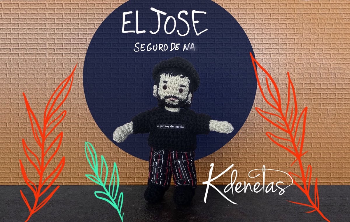 kdenetas's tweet photo. Seguro de na #ElJose @eljosemismo
#amigurumis #amigurumispersonalizados #kdenetas #amigurumiskdenetas #handmadewithlove❤️🎼🎤🎧 https://t.co/iQgi2vSGvD