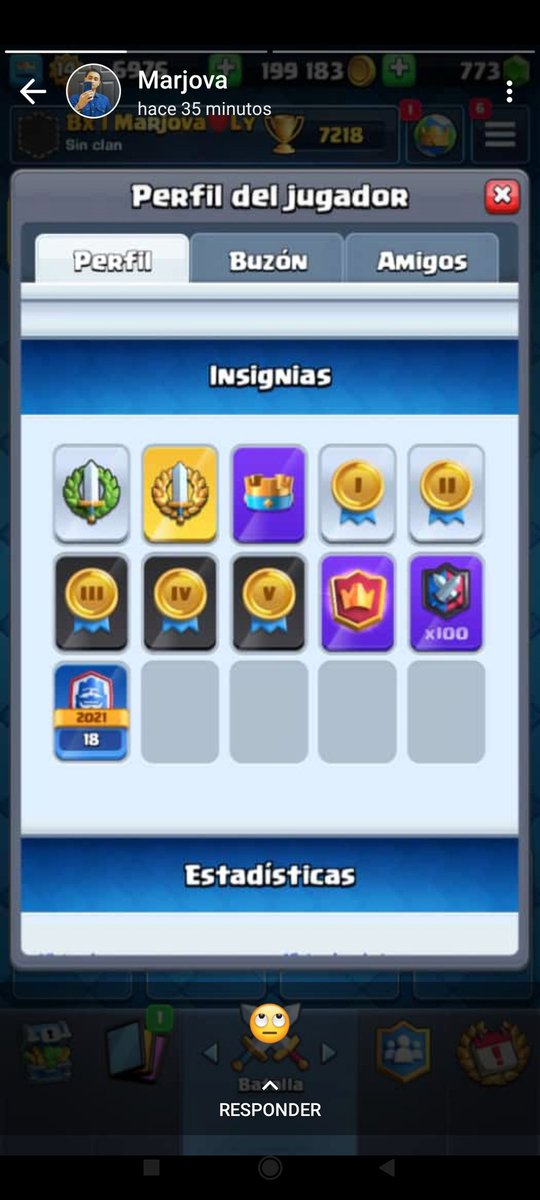 AndresCR_04's tweet photo. Otra persona que logra su insignia con  buenas recomendaciones @marjova07 felicidades 🥳
#clashlovers 
https://t.co/g3MOvApG80
Para entrenamientos gratis cursos personalizados mazos y partidas amistosas únanse:3 https://t.co/Ub6tpYtWqA