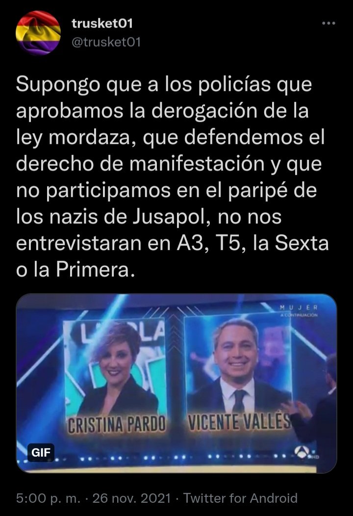 YasujiroOficial's tweet photo. Acompáñenme en esta increíble historia: "El policía nacional de Bildu que llamaba nazis a sus compañeros". https://t.co/Gso1I5g3J5